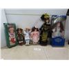 Image 1 : 6 Porcelain Dolls , 2 Still in Package 