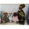 Image 2 : 6 Porcelain Dolls , 2 Still in Package 