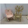Image 8 : Vintage Dolls, 2 Doll Rocking Chairs 