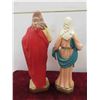 Image 3 : 2 Religious Figures Tallest is 15'' , 2 Table Lamps 11 1/2'' 