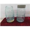 Image 2 : Vintage Jars, Mason Jar Inserts, 2 Eatons Sealer Jars, 