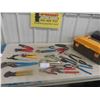 Image 1 : Pliers, Vice Grips, Cutters, Tool Box with Tray 
