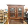 Image 3 : Oak Stepback Cupboard 78'' x 38'' x 18'' 