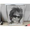Image 2 : Bon Jovi Charcoal Drawing & Rock Books 