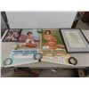 Image 1 : Pin Up Girl Calenders & Framed Sketch 