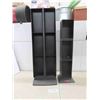 Image 1 : 2 Plastic CD Towers, Tallest is 34'' 