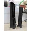 Image 2 : 2 Plastic CD Towers, Tallest is 34'' 