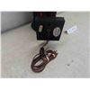 Image 2 : MCM Gilbert  Lucite Wall Lamp Red & Black