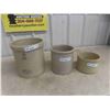 Image 1 : 3 Crocks : 2 Gallon, 1 Gallon, 1/2 Gallon
