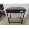 Image 1 : Oak Stand with Barley Twist Legs 24'' x