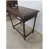 Image 2 : Oak Stand with Barley Twist Legs 24'' x