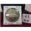 Image 1 : Canada 1963 Dollar .800 Silver AU50