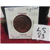 Image 1 : Canada 1900 Large Cent Queen Victoria
