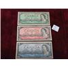 Image 1 : Canada 1954 $1, $2, $5 Bank Notes Beattie/Rasminsky