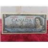 Image 5 : Canada 1954 $1, $2, $5 Bank Notes Beattie/Rasminsky