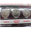 Image 4 : 12 Canadian 2000 Millenium Quarters Commemorating