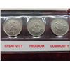 Image 5 : 12 Canadian 2000 Millenium Quarters Commemorating