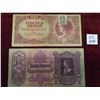 Image 1 : Hungary 1930 Year 100 Pengo & 1945 Year 10000