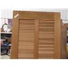 Image 7 : 2 Cedar Wood Shutters/Louverep Doors , Reduce