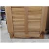 Image 8 : 2 Cedar Wood Shutters/Louverep Doors , Reduce