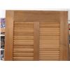 Image 9 : 2 Cedar Wood Shutters/Louverep Doors , Reduce