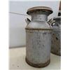 Image 2 : 2 Vintage Milk Cans 