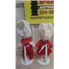 Image 2 : Mr & Mrs. Campbell Soup Dolls With Stands 10" Tall