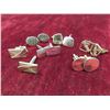 Image 11 : Vintage Cuff Links , Tie Clips , Brass Gold Tee's with