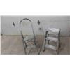 Image 1 : (2) 3ft Aluminum Step Folding Ladder 