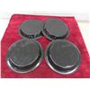 Image 3 : Black Graniteware 4 Cups / 4 Plates Camping ware &