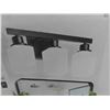 Image 3 : Light Fixture Black with 3 Bulbs - New or 