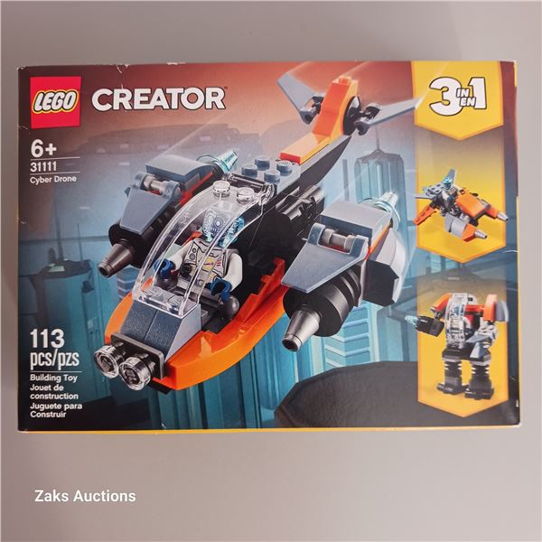 New Lego Creator 3:1 Cyber Drone (Minifigure Included)
