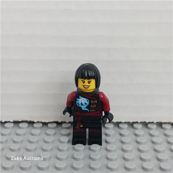 Nya - Skybound, Black Bob Cut Hair Minifigure