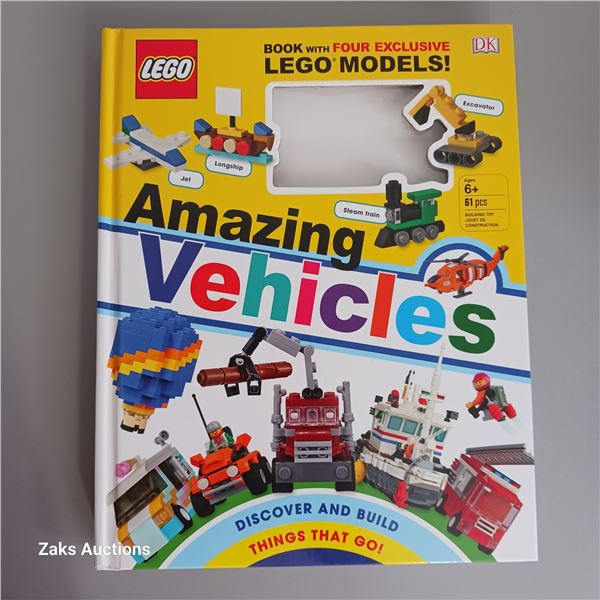 Hardcover Lego Amazing Vehicles (Lego not included)