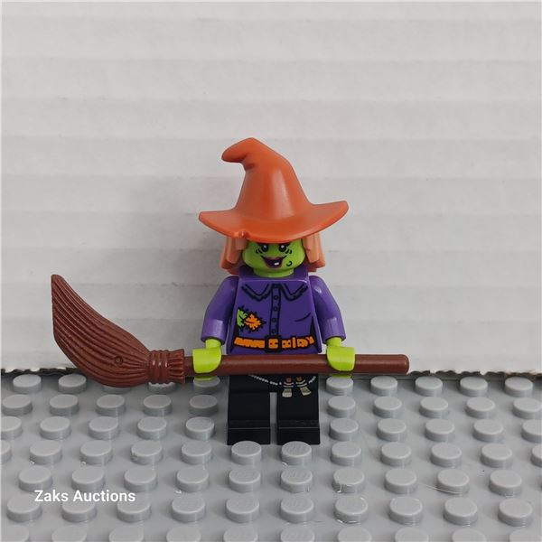 Wacky Witch - Dark Orange Floppy Hat Minifigure