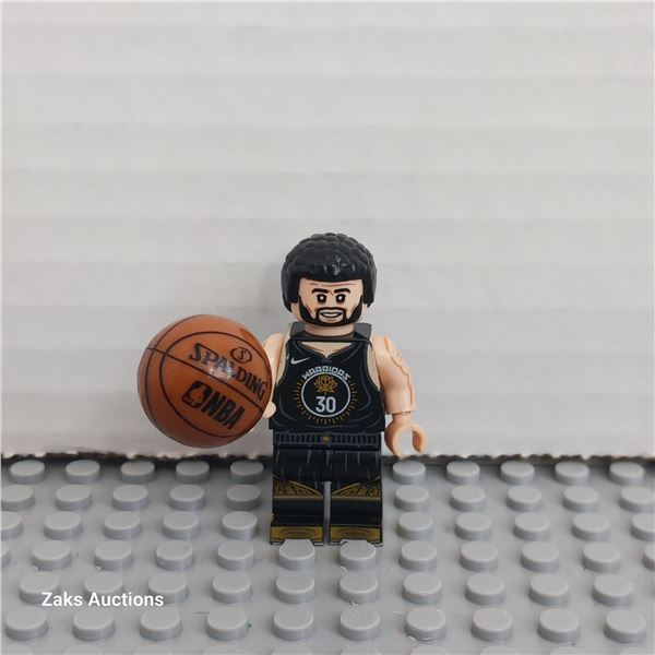 NBA Basketball Warriors Curry #30 Minifigure