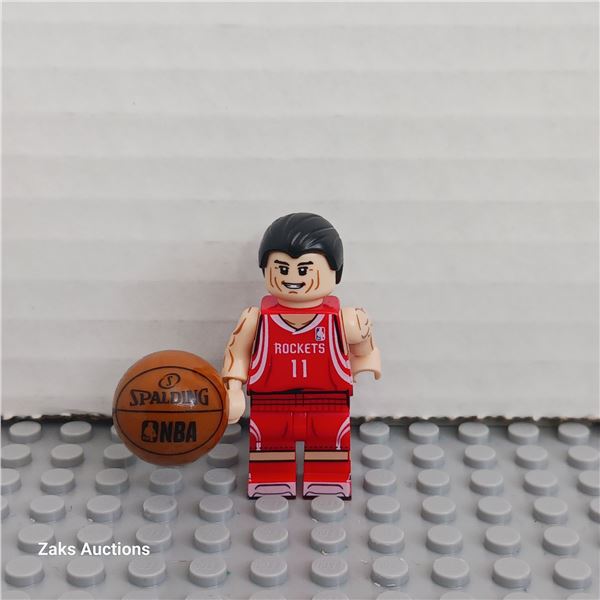 NBA Basketball Rockets Yao #11 Minifigure