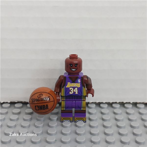 NBA Basketball Lakers O'Neal #34 Minifigure