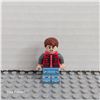 Image 1 : Marty McFly - Red Jacket with Pockets, Dark Bluish Gray Arms Minifigure