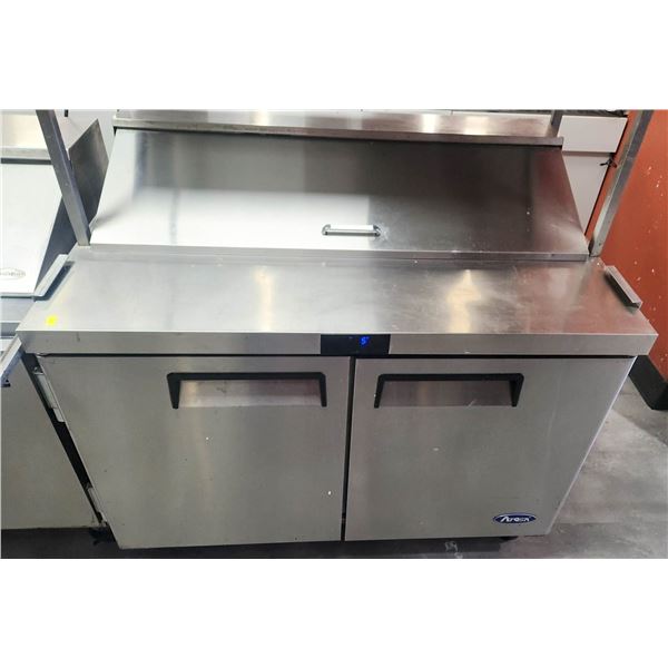 ATOSA 48  STAINLESS STEEL 2-DOOR PREP TABLE W/