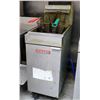 Image 1 : VULCAN 40LB NATURAL GAS DEEP FRYER W/ 2 BASKETS