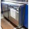 Image 1 : BEVERAGE AIR S/S 2-DOOR UNDERCOUNTER COOLER