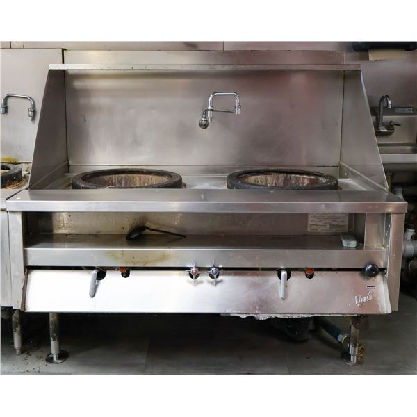 QUEST 2-HOLE NATURAL GAS WOK