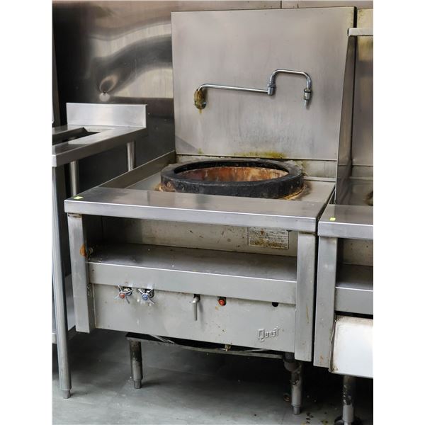 QUEST SINGLE HOLE NATURAL GAS WOK