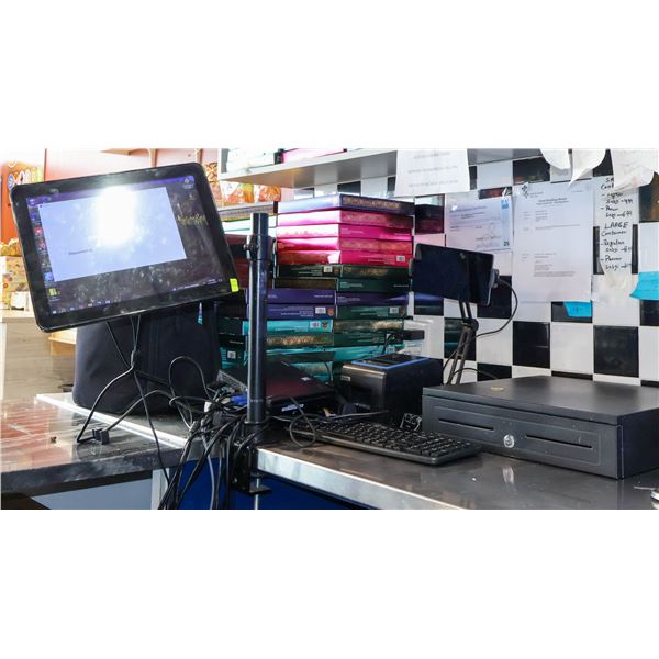 POINT OF SALES SYSTEM W/ TOUCH SCREEN DISPLAY,