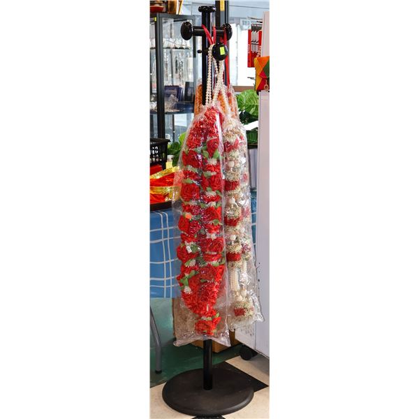 COAT RACK W/ CONTENTS