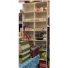 Image 1 : LARGE DISPLAY SHELF W/ CONTENTS