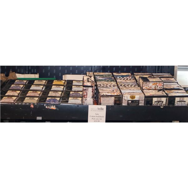 LOT OF 55 SHEET SETS INCL: KING & QUEEN SIZES