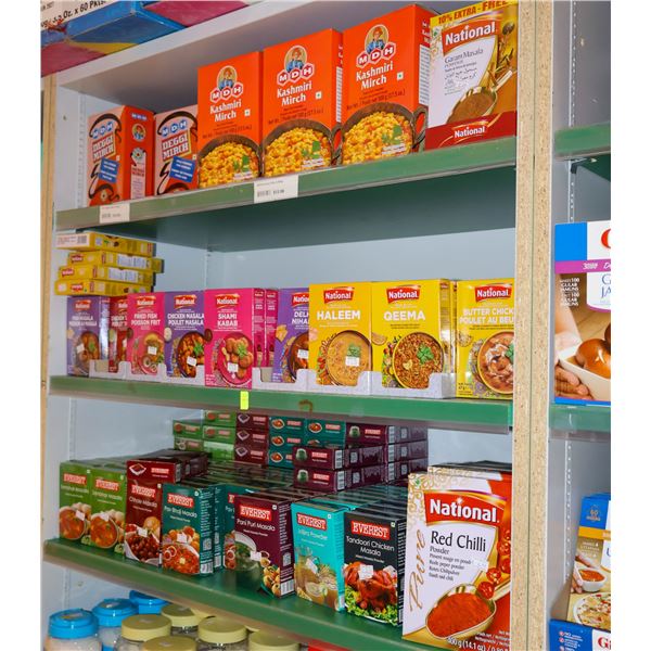 LARGE LOT OF ASSORTED MIXES, SEA SALT & FENUGREEK