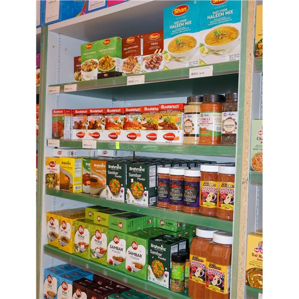 LARGE LOT OF ASSORTED SPICES & FENUGREEK LEAVES